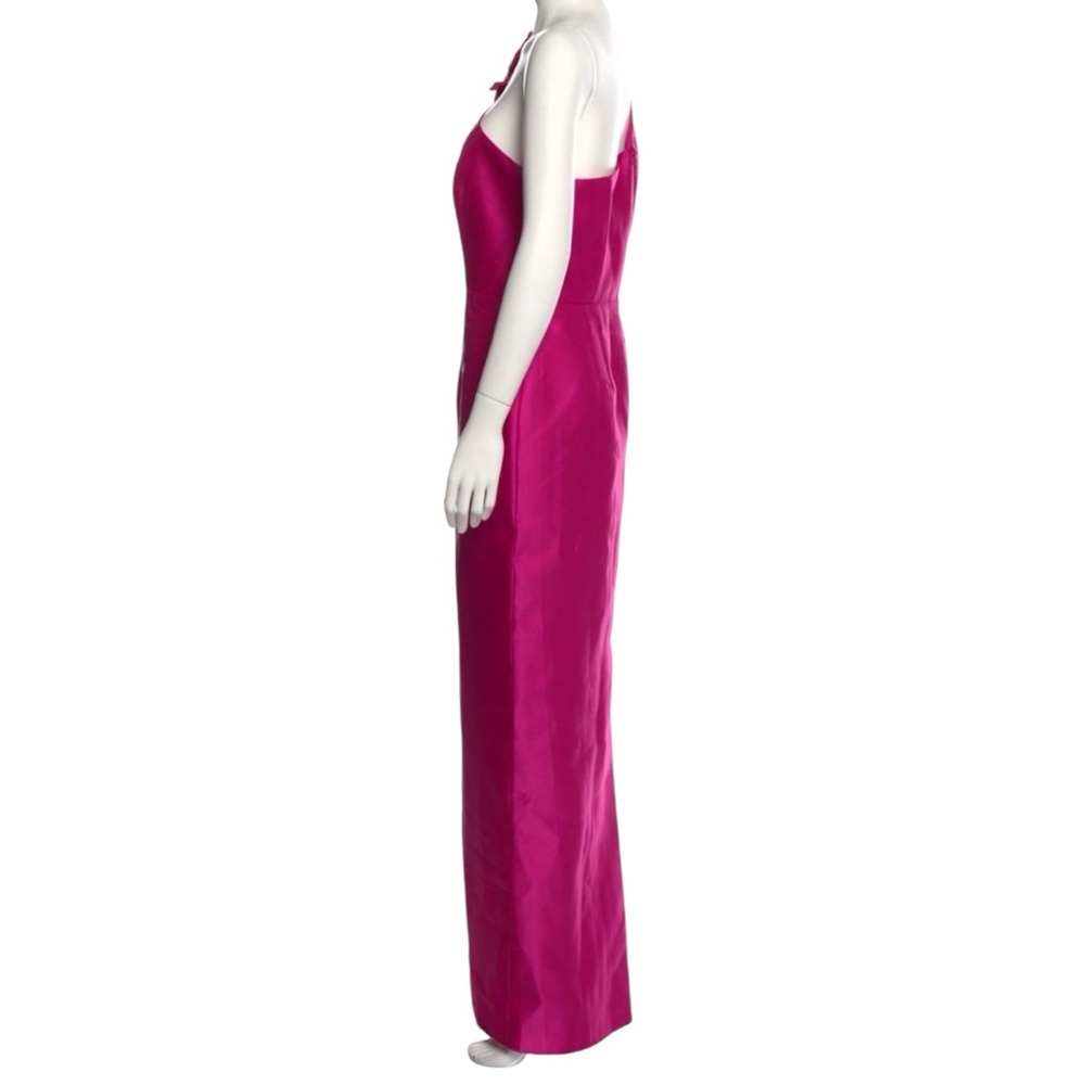 Alfred Sung One Shoulder Long Dress Gala Party Wedding Size 2 - Picture 3 of 9